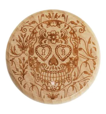 Dichavador de Madeira Mexican Skull de frente