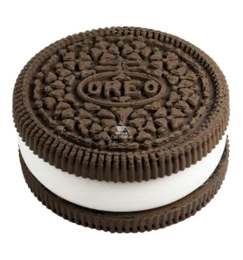 Dichavador de Plástico Oreo Branco de lado