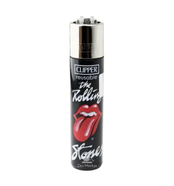 Isqueiro Clipper Lion Rolling Stones de frente