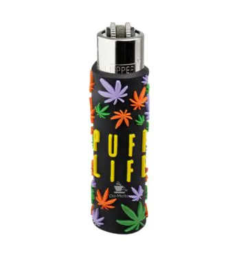 Isqueiro Emborrachado Puff Life de frente