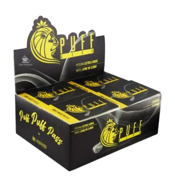 Caixa de Piteira Puff Life Extra Large de lado