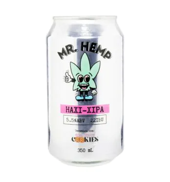 Cerveja Mr. Hemp Haxi-Xipa Session IPA 350ml de frente