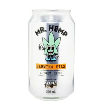 Cerveja Mr. Hemp Jamming Pils 350ml de frente