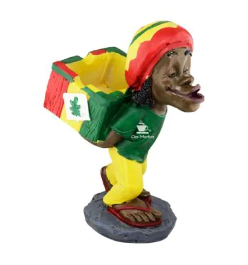 Cinzeiro de Resina Reggae Pequeno de lado