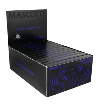 Caixa de Seda Mascotte Original Midnight Kss Combi C/ Piteira de frente