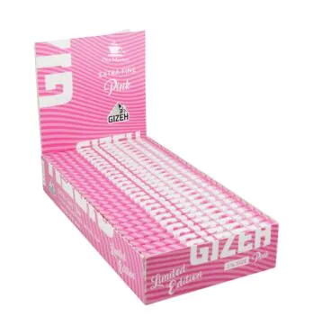Caixa de Seda Gizeh Pink 1 1/4