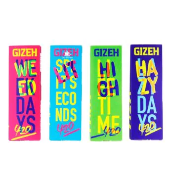 Seda Gizeh Edição 420 1 1/4 Extra Fino de frente