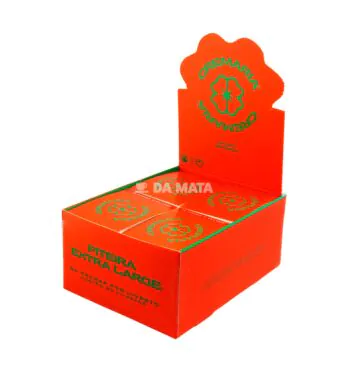 Caixa de Piteira Cremaria Extra Large Vermelho Claro de lado tabacaria da mata