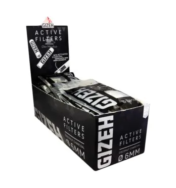 Caixa de Filtro Carvão Gizeh Black 6mm de lado