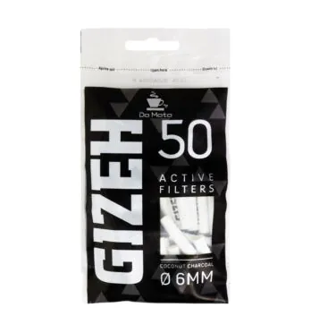 Filtro Carvão Gizeh Black 6mm de frente