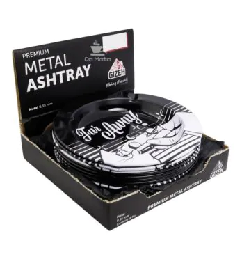 Caixa de Cinzeiro Gizeh Metal Far Away C/8 de lado