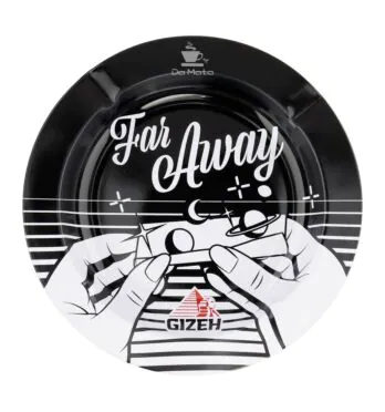 Cinzeiro Gizeh Metal Far Away de frente