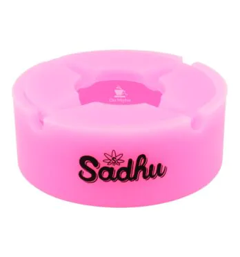 Cinzeiro de Silicone Sadhu C/ Tampa Neon de frente