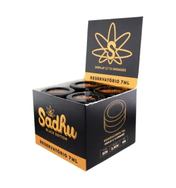 Caixa de Slick Silicone Sadhu Black Edition 7ml de frente