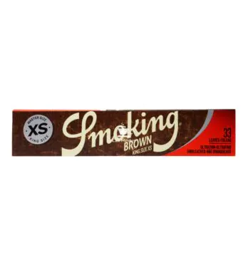 Seda Smoking Brown King Size XS de frente