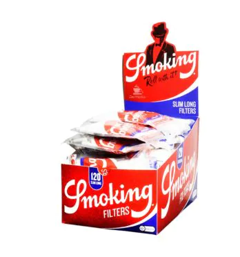 Caixa de Filtro Smoking Slim Long de frente