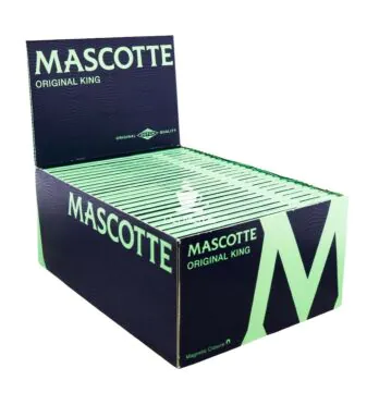 Caixa de Seda Mascotte Original King Large With Magnet de lado