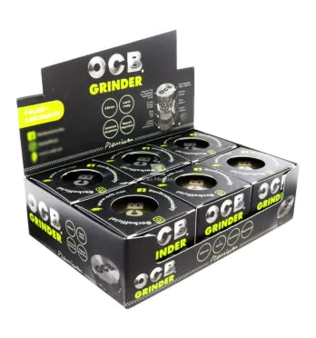 Caixa de Dichavador Metal Ocb 50mm de frente