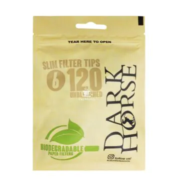Filtro Dark Horse Slim Biodegradável 6mm de frente