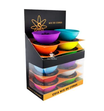 Caixa de Cuia Sadhu Multicolors C/12 de lado aberta