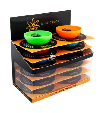 Caixa de Mini Cuia Sadhu Multicolors C/12 de lado