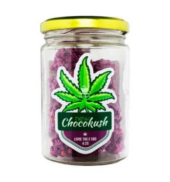 Chocolate ChocoKush Blueberry Kush 100g de frente