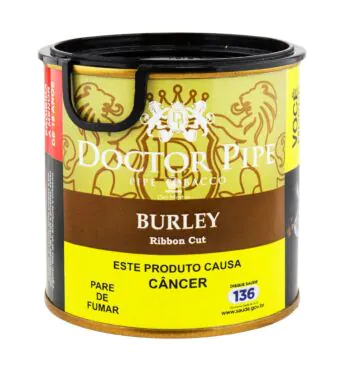 Lata de Doctor Pipe Strong Burley Flake 50g de frente