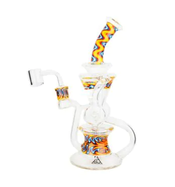 Bong de Vidro Premium Loop Squadafum de lado