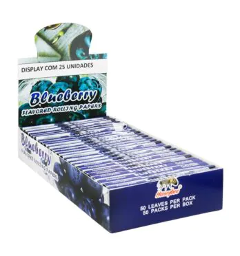 Caixa de Seda Honeybee Blueberry 1 1/4 de lado