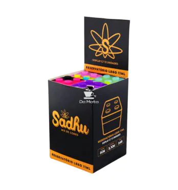 Caixa de Slick Silicone Lego Mix de Cores 11ml de lado