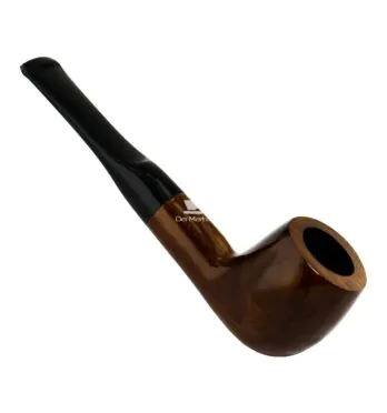 Cachimbo Elite II Reto C/ Piteira de Resina Pequeno de frente tabacaria da mata