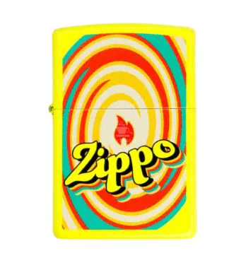 Isqueiro Zippo Swirls Design 46570 de frente tabacaria da mata