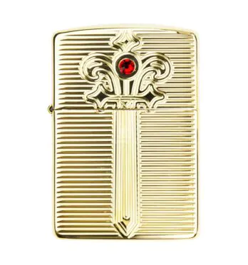 Isqueiro Zippo Sword Design 46737 de frente tabacaria da mata