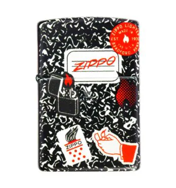 Isqueiro Zippo Notebook Design 46707 de frente tabacaria da mata