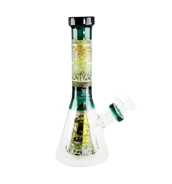 Bong de Vidro Gold Maori Médio Bali Dark de lado tabacaria da mata