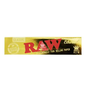 Seda Raw Ethereal King Size Slim de frente tabacaria da mata