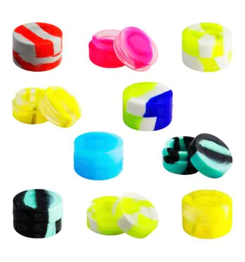 Pacote de Slick Silicone Mix de Cores 5ml tabacaria da mata 