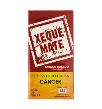 Xeque Mate Bolado Artesanalmente de frente tabacaria da mata