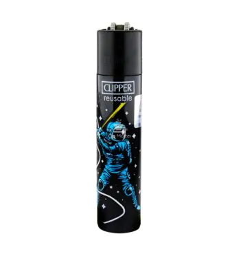 Isqueiro Clipper Astro Sports de frente tabacaria da mata 