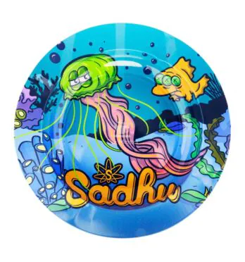 Cinzeiro de Metal Sadhu Vibes 13,7cm de frente tabacaria da mata