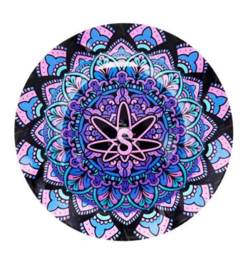 Cinzeiro de Metal Sadhu Mandala DE FRENTE TABACARIA DA MATA