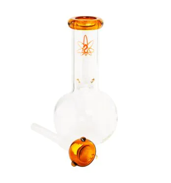 Bong de Vidro Sadhu Redondo de frente tabacaria da mata