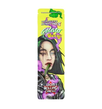 Cone Lion Rolling Circus Gelato Berry 2un de frente tabacaria da mata