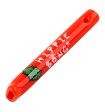 Piteira de Vidro Hippie Bong Colorida 5mm c/ 4,5cm de frente tabacaria da mata 
