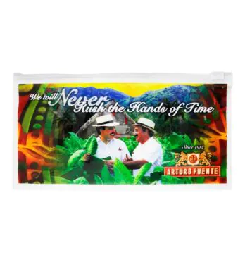 Saco Plastico Zip Bag Arturo Fuente  de frente tabacaria da mata 