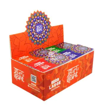 Caixa de Piteira Guru Spirit Large Branca tabacaria da mata 