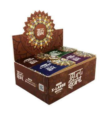 Caixa de Piteira Guru Spirit X-Large Brown Tabacaria da mata 