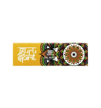 Seda Guru Spirit 1 1/4 Brown Slim de frente tabacaria da mata 
