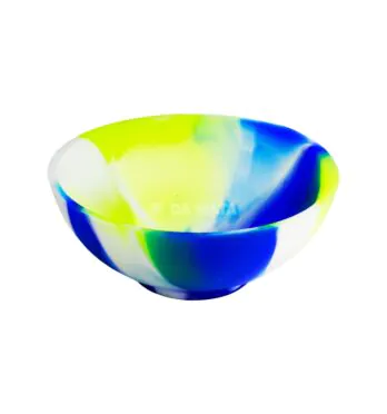 Mini Cuia de Silicone Tie Dye de frente tabacaria da mata