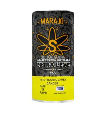 Marajó Sadhu Virginia Extra Leve 35g de frente tabacaria da mata